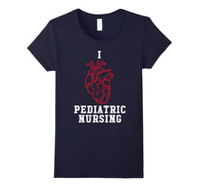 I Love Pediatric Nursing - Nurse Week Heart T-Shirt
