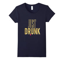 Funny Bridesmaid Shirt Just Drunk Bachelorette Wedding Gold
