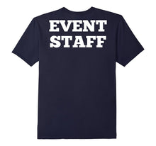 Event Staff T Shirt, Printed on BACK of Shirt