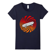 Skateboard Retro Illusion Red 70th Disco Skater LOL T-Shirt