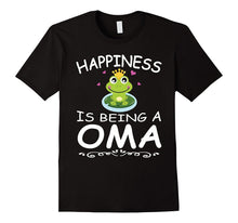 Happiness Is Being a Oma With Frog Funny T-Shirt Gift