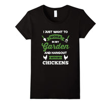 Garden Chicken Shirt Work in Garden Hangout With Chickens