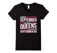Real Queens Are Born on September 05 T-Shirt 5th Birthday