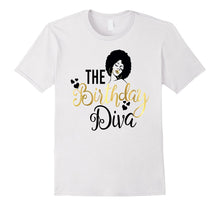 Black Girl Magic Birthday Diva Shirt Gold Party Gift