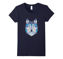 Geometric Wolf Tee