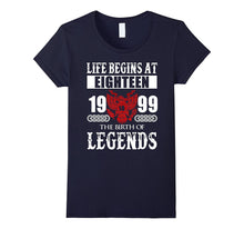 Happy 1999 My 18th Birthday Gift Ideas T Shirt