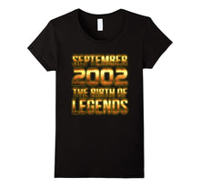2002 SEPTEMBER the Birth of Legends Gift for 15 Years Old