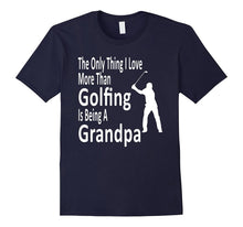 Funny Golf Shirt for Grandpa Novelty Father's Day Gift Tee