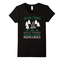 Good Times and Crazy Friends Amazing Camping Memories Shirt