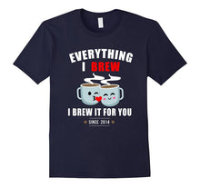 3rd Yr Anniversary T-Shirt Coffee Couple Since 2014 Shirt