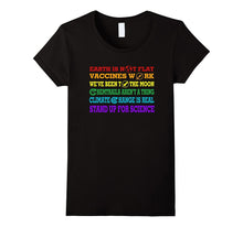 Earth Is Not Flat Vaccines Work Stand Up for Science T-Shirt