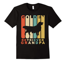 Men's Retro Style Golden Retriever Grandpa Dog Grandparent T-Shirt