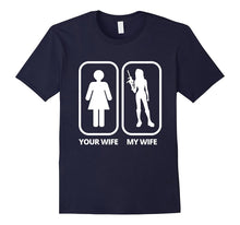 Mens Gun Wife T-Shirt - Husband Gun Gift TShirt