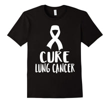 Lung Cancer Awareness White Ribbon Cure Support Shirt