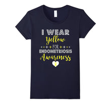 I Wear Yellow for Endometriosis Awareness Support Shirt