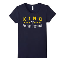 King of Fantasy Football Tee Shirt | Fantasy Sports King Tee