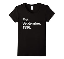 Est September 1996 Shirt Awesome 21st Birthday Gifts TShirt