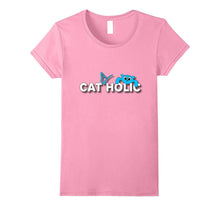 Cool Cat-A-Holic Catholic Cat Fan Cat Lover Funny T-Shirt