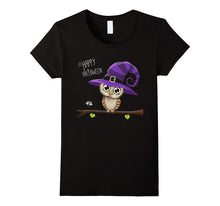 Halloween Owl T-Shirt Happy Halloween Tee