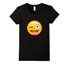 Face Emoticon Tongue Out Emoji With Winking Eye T-Shirt