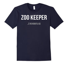 Funny Zoo Keeper Parent 2 Kids T-Shirt