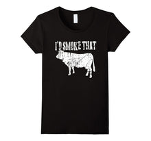 I'd Smoke That BBQ Beef Low and Slow Cow T-Shirt