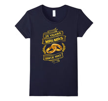 25th Wedding Anniversary Tshirt MR&MRS Gifts for Couples