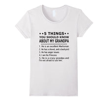 5 Things You Should Know About My Grandpa T-Shirt