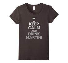 Keep Calm and Drink Martini T-Shirt - Funny Drinking Tee