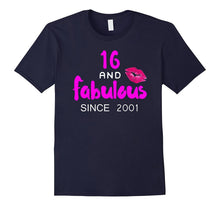 16 and Fabulous Since 2001 - Girls Shirts Sweet Sixteen