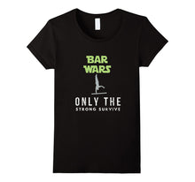 Fun Mens + Boys Gift Gymnastics T-Shirt - Bar Wars!