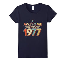 Awesome Since 1977 Vintage T-Shirt 40 Yrs Old 40th Birthday