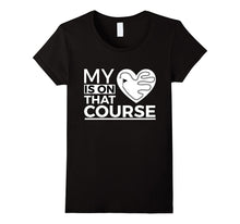 Cross Country Mom Shirt My Heart Is on That Course Tshirt