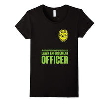 Funny Lawn Enforcement Officer Mowing T-Shirt