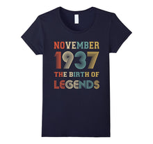 November 1937 the Birth of Legends Birthday T-Shirt