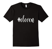 11th Birthday Girls Shirt Gift Kids Hashtag Milestone Eleven