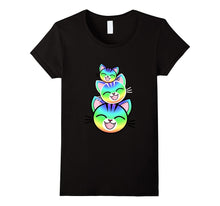Neon Kitty Cat Slime Tabby Gaming Video Games Ranch Farm Tee