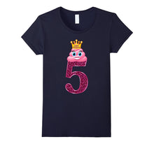 Girls 5th Birthday Poop Princess T-Shirt
