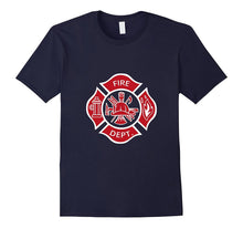 Firefighter Fireman Fire Dept Rescue Uniform T-Shirt