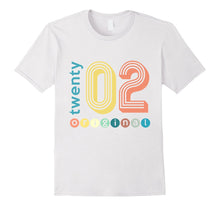 2002 Original Birthday T-Shirt 15 Years Old Kid's Gifts