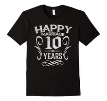 10th Wedding Anniversary 10 Years Happy Marriage Gift Shirt
