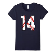 #14 Baseball 14th Birthday Fourteen Baseball Mom T-Shirt