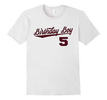 5th Birthday Boy 5 Years Old T-Shirt College Inspired