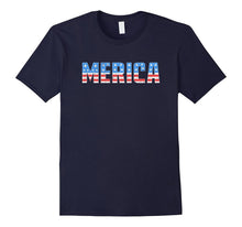 Merica T-Shirt Funny USA Retro Distressed Grunge Design