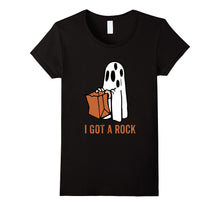 "I Got a Rock" Funny Halloween T-Shirt Ghost Costume Gift