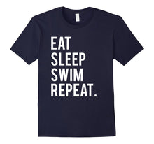 Eat Sleep Swim Repeat Swimming Swim Team T-Shirt