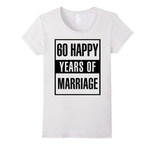 60th Wedding Anniversary Gift Idea Husband and Wife T-Shirt