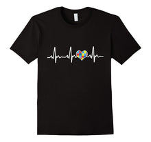 Heartbeat Love Autism Shirt