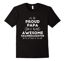 Proud Papa of an Awesome Granddaughter Grandparents T Shirt