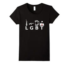 Liberty Guns Beer Trump Parody T-Shirt Red Power Tie